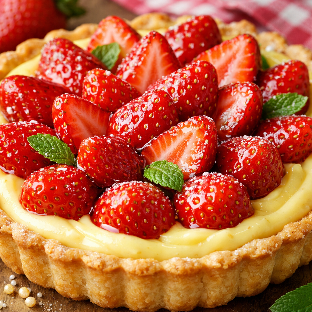 The Strawberry and Custard Tart